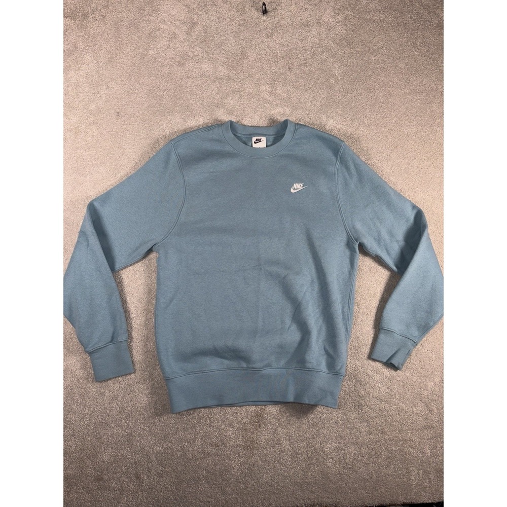 Nike Men's Sportswear Club Fleece‎ Crew light blue Small